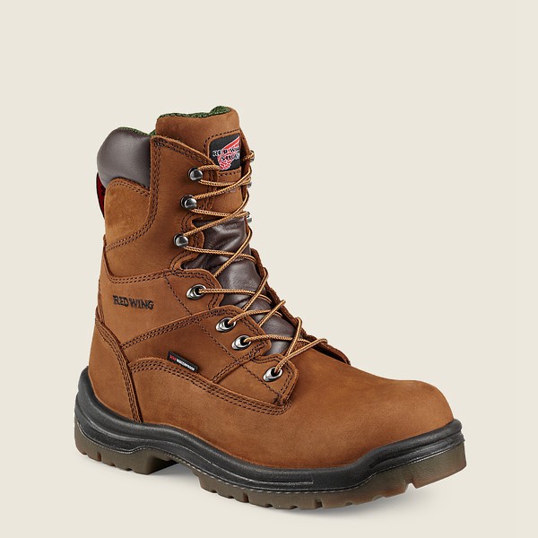 Red Wing Safety Boots King Toe® - 8-Inch Insulated Waterproof Toe - Brune - Herre 8695-VWQUM